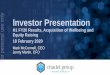 For personal use only Investor Presentation · Investor Presentation Mark McConnell, CEO Jenny Martin, CFO H1 FY20 Results, Acquisition of Wellbeing and Equity Raising For personal