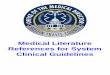 Medical Literature References for System Clinical Guidelines...9. Sasson C, Forman J, Krass D, Macy M, Hegg AJ, McNally BF, Kellermann AL. A qualitative study to understand barriers