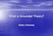 What is Grounded Theory? - hums.ac.irresv.hums.ac.ir/uploads/what_is_grounded_theory.ppt.4-24-08.ss.pdf · What is grounded theory? (cont.) • A method that goes beyond induction