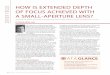 HOW IS EXTENDED DEPTH OF FOCUS ACHIEVED WITH A SMALL ...crstodayeurope.com/wp-content/themes/crste/assets/... · (AcuFocus), a lens adaptation of the Kamra corneal inlay (AcuFocus)