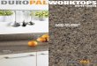 WORKTOPS - Lark & Larks · 2012-02-22 · Duropal worktops are the perfect altern ative to acrylic based, granite and stone worktops at a fraction of the price. Our comprehensive