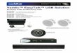 Vaddio™ EasyTalk™ USB Solution - Full Compass Systems · 999-8560-000: EasyTalk Ceiling Speakers (1-Pair Bose® DS 16F) 999-8565-000: EasyTalk Sound Bar Speaker Installation and