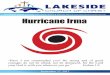 Hurricane Irmalakesidechurchofchrist.com/wp/wp-content/uploads/2017/09/... · 2017-09-16 · Mackey & James care groups are in charge. Senior Events September 27 - Monthly Dinner,