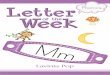Letter of the Week M · These cards display correct letter formation for both upper and lower case letters. They can be used as flash cards, tracing cards or even displayed as posters