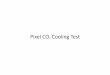Pixel CO2 Cooling Test - CERN Documents... · Microsoft PowerPoint - Pixel CO2 Cooling Test.pptx Author: JNoite Created Date: 5/5/2009 1:13:15 PM 
