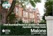 Malone Conservation Area Draft Boundary Review & Updated … · 2018-10-29 · Malone Conservation Area - Draft Boundary Review and Updated Character Appraisal/ Design Guide . The