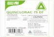 QUINCLORAC 75 DF - s3-us-west-1.amazonaws.com · Used as a postemergence spray, Quali-Pro Quinclorac 75 DF controls many broadleaf and grass weeds in turfgrasses growing in sites