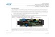 ST7540 FSK powerline transceiver design guide for AMR · ST7540 FSK powerline transceiver design guide for AMR Introduction The ST7540 reference design has been developed as a useful