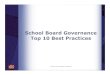 School Board Governance Top 10 Best Practices0104.nccdn.net/.../School-Board-Governance-Top-10... · School Board Governance Top 10 Best Practices Twitter account is @tasbsli & @tasbsli16