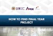 HOW TO FIND FINAL YEAR PROJECT - HOW TO FIND... · 2020-04-15 · How To Find Final Year Project irplus.eng.usm.my (Access Only Through USMNET) 1a Scan the QR Code or Access via library