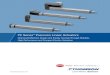 Actuators PC Series Precision Linear€¦ · PC Series™ Precision Linear Actuators Optimized Machine Design and Energy Savings Through Reliable, High-Performance and Compact Electric