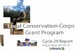 al Conservation Corps Grant Program - calrecycle.ca.gov · The new law allocated annual funding to the Corps of $8,000,000 from the Electronic Waste Recycling Fund; $5,000,000 from