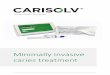 Minimally invasive caries treatment - .GLOBAL...2018/10/18  · MINIMALLY INVASIVE CARIES TREATMENT A Swedish innovation, Carisolv®, is a unique method for removing caries effectively