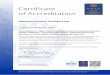 Certificate of Accreditation - Asbestos Solution Providers · ISO/IEC 17020:2012 - Conformity assessment – Requirements for the operation of various types of bodies performing inspection