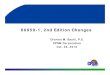 60950-1, 2nd Edition Changes - IEEEewh.ieee.org/r6/ocs/pses/60950-1,2nd Ed.pdf · 60950-1, 2nd Edition Changes Annex Q • Voltage dependent resistors (VDRs) (see 1.5.9.1) – A VDR