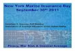 New York Marine Insurance Day September 30th 2011 · New York Marine Insurance Day September 30th 2011 K&R policies typically reimburse: • Ransom – paid in respect of the property
