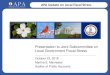 PowerPoint Presentation - Local Fiscal Stresshac.virginia.gov/subcommittee/Jt_Local_Fiscal_Stress/10...2018/10/23  · APA Update on Local Fiscal Stress Presentation to Joint Subcommittee