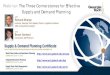 Webinar: The Three Cornerstones for Effective …Webinar: The Three Cornerstones for Effective Supply and Demand Planning with Richard Sharpe Lecturer, Georgia Tech Supply Chain &