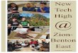 Tech High - Zion-Benton Township High School · Welcome to New Tech High @ Zion-Benton East Serving a maximum of 400 students, NT@ZB provides an innovative educational environment