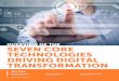 OVERVIEW OF THE SEVEN CORE TECHNOLOGIES DRIVING … · SEVEN CORE TECHNOLOGIES DRIVING DIGITAL TRANSFORMATION . 8/9/2016. FUTURUM PREMIUM REPORT | 2. TABLE OF CONTENTS. Executive