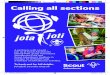 Calling all sections - jotajoti.scouts.org.uk · half a day JOTA/JOTI activities and half a day adventurous activities on site. Leaders are free. Additional overnight camping can