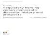 Article: Regulatory herding versus democratic diversity ......Regulatory herding versus democratic diversity: history and prospects Such was the case in the long period of complacency