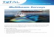 Multibeam Surveys - Total Hydrographic€¦ · Multibeam Survey Using Total Hydrographic’s Customised Survey Vessel Multibeam Surveys Visualising Your Hidden Depths A Multibeam