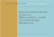 Environmental, Injury, Mortality, and Toxicology Reports · Environmental, Injury, Mortality, and Toxicology Reports Table of Contents Asbestosis and Silicosis Surveillance in Texas