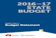 Budget Paper 3 Budget Statement - treasury.sa.gov.au · Recent decisions in relation to Offshore Patrol Vessels, Frigates and Submarines are a ... 4 2016 17 Budget Statement. Investment