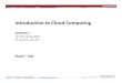 Introduction to Cloud Computingmsakr/15319-s10/lectures/...When scheduler changed process context, its