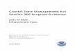 Coastal Zone Management Act Section 309 ... Coastal Zone Management Act Section 309 Program Guidance