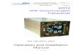 VHF Communication Transceiver - PJ Aviation › wp-content › uploads › 2012 › 05 › DE... · VHF- Communication Transceiver Doc.-Nr: DE-3000-800100e KRT2 & KRT 2A Revision