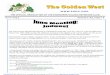 THE OFFICIAL NEWSLETTER OF THE EVERGREEN GOLDEN RETRIEVER CLUB · 2015-01-28 · THE OFFICIAL NEWSLETTER OF THE EVERGREEN GOLDEN RETRIEVER CLUB June 2011 Volume 43, Issue 6 The June