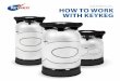 USER MANUAL HOW TO WORK WITH KEYKEG download the sustainability brochure at for more information keykeg and our environment 10 how to work with keykeg 11. 12 never stack the filled
