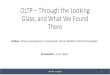 OLTP – Through the Looking Glass, and What We …...OLTP –Through the Looking Glass, and What We Found There Authors:Stravos Harizopoulous, Daniel Abadi, Samuel Madden, Micheal