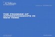 THE PROMISE OF APPRENTICESHIPS IN NEW YORKFor employers, apprenticeships offer several advantages: a new pipeline of well-trained workers, higher retention rates, increased productivity,
