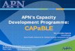 APN’s Capacity Development Programme: CAPaBLE...APN’s Capacity Development Programme: CAPaBLE 1 5 th International Coordinatio n Group (ICG) Meeting GEOSS Asian Water Cycle Initiative