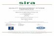 QUALITY MANAGEMENT SYSTEM CERTIFICATE Manufacturing... · CERTIFICATE This is to Certify that the Quality Management System of Manutech Manufacturing Ltd 4 Telford Road Ferndown Industrial