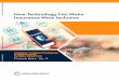 How Technology Can Make Insurance More Inclusivedocuments.worldbank.org › curated › en › ... · Association of Insurance Supervisors’ Report on FinTech Developments in the