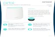 Overview - images-na.ssl-images-amazon.com• One (1) Orbi Router (RBR20) • One (1) 2m Ethernet cable • One (1) 12V/1.5A power adapter • Quick start guide What Do I Need for