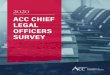 ACC CHIEF LEGAL OFFICERS SURVEY€¦ · Introduction The Association of Corporate Counsel (ACC) is pleased to share the results of our 2020 ACC Chief Legal Oficers Survey. For more
