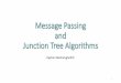 Message Passing and Junction Tree Algorithms · Message Passing and Junction Tree Algorithms Kayhan Batmanghelich 1. Review 2. Review 3. Great Ideas in ML: Message Passing 7 here