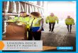 LOADING DOCK SAFETY AUDITS · 2019-09-06 · loading docks are serious hazard zones for falls and other potential mishaps. Thoroughly and proactively addressing these dangers is essential