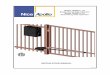 Model 1550ETL–1K Single Swing Gate Operator Model 1650ETL ... · x Should electricity be required, use a certified electrician only. x Any device that requires 120 Volts AC should