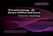 Training & Cerification Course Catalog · 2020-04-22 · External PIM Hunting Certification 1 Day External PIM Hunting Certification is an intense, 1-day instructor led training course