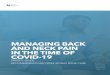 MANAGING BACK AND NECK PAIN IN THE TIME OF COVID-19...However, spinal pain and other disorders have not gone away. People are still experiencing back and neck pain and are having to