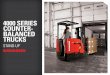 4000 SERIES COUNTER BALANCED TRUCKS › information › ~ › media › dealers › malin … · industry-leading lift/lower speeds, quicker acceleration and travel speeds operators