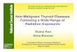 Ron Non-Malignant Thyroid Diseases ppt · 20 Thyroid Gland 30 v e risk Thyroid Gland 0 123 45 0 10 Dose (Gy) Relati Age at exposure: < 15: >= 15: • Radiation effects first