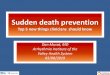 Sudden death prevention - Medtelligence · SCD Statistics. Sudden cardiac death is the largest cause of natural death in the United States. 110.8 individuals per 100,000 population