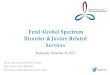 Fetal Alcohol Spectrum Disorder & Justice Related Servicesbcm.connexontario.ca/Resource Library/Developmental Disability an… · Fetal Alcohol Spectrum Disorder & Justice Related
